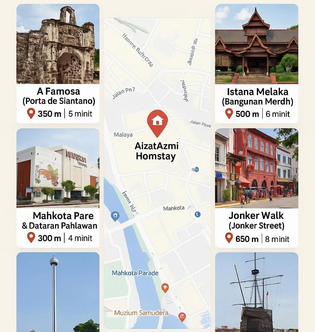 Homestay Bandar Hilir Swimming Pool Malacca 0*,  Malesia
